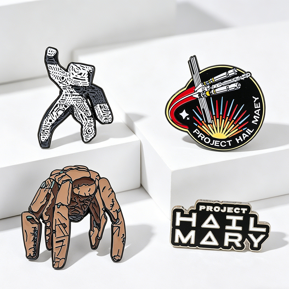 Enamel Pin Set - 4pc Sci-Fi Enamel Pin Set Project