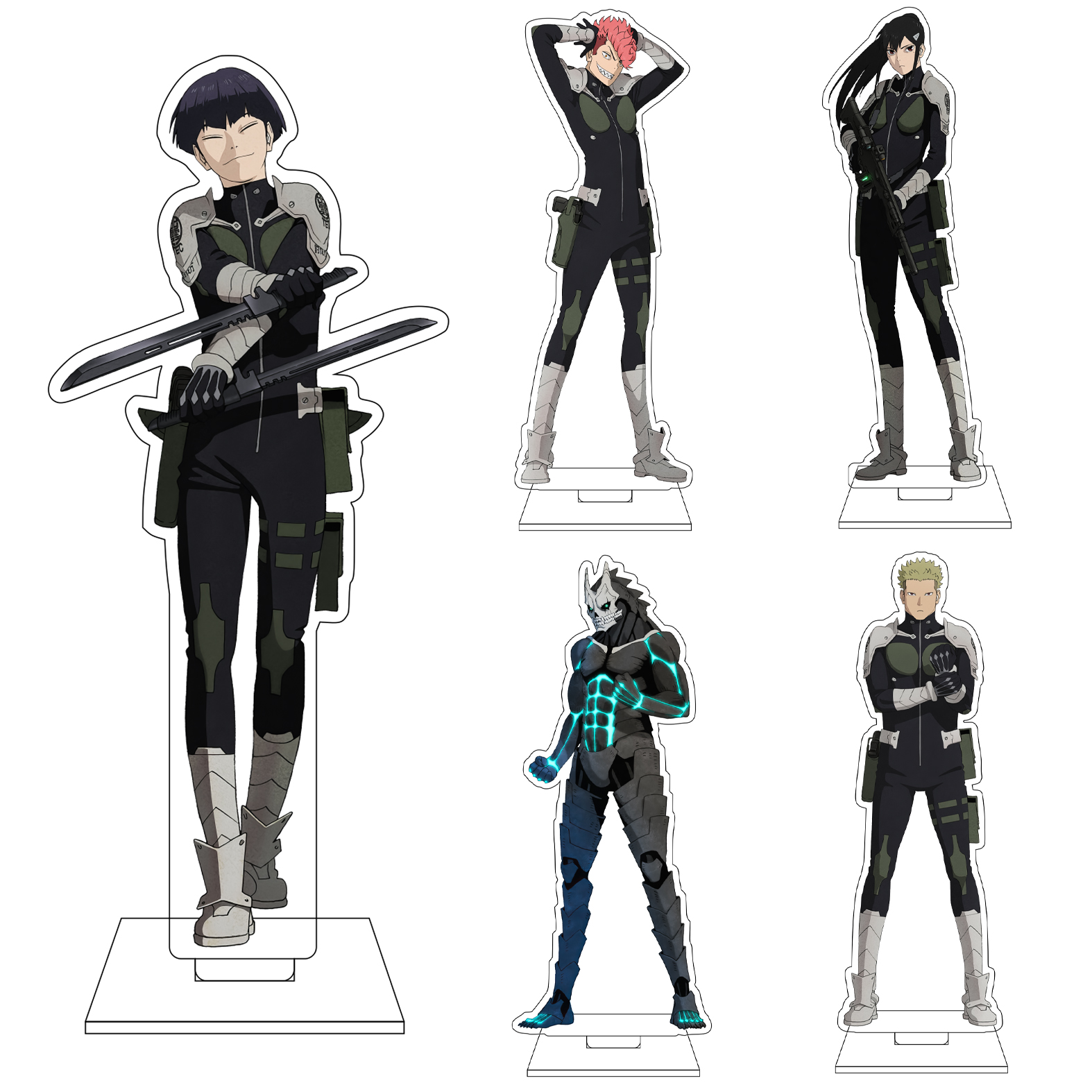 Anime Merchandise Accessories - 16CM Anime Kaiju No.8 Cosplay Acrylic