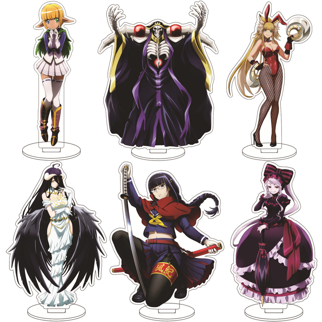 Anime Merchandise Accessories - 16CM Anime OVERLORD Albedo Demiurge Ainz
