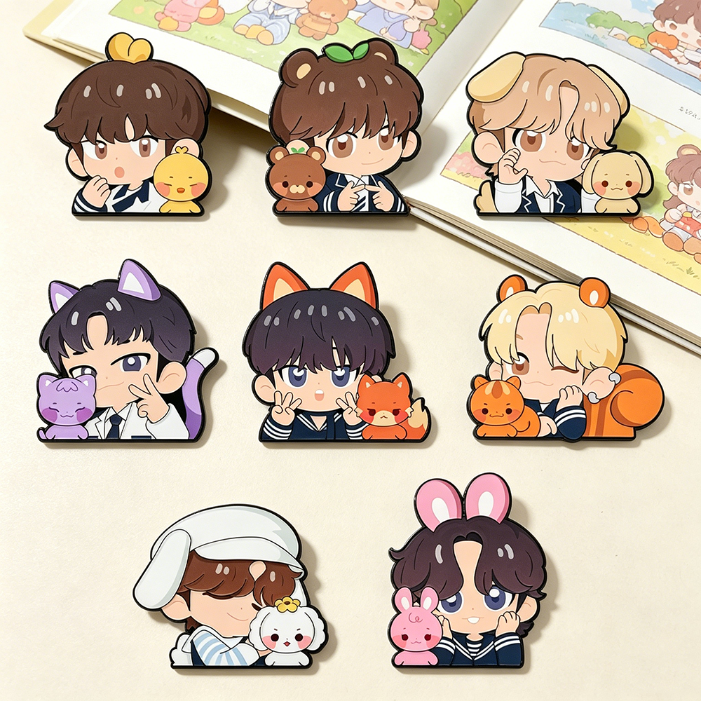 8pcs Kawaii Enamel Pin Set Car - Enamel Pin Set incelemesi ve fiyatı