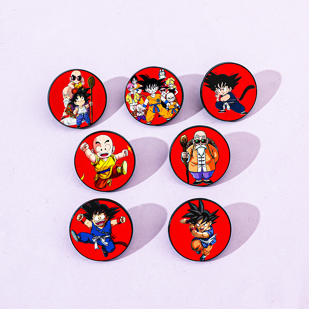 7 Pcs Funny Anime Brooch Fashi - Enamel Pin Set incelemesi ve fiyatı