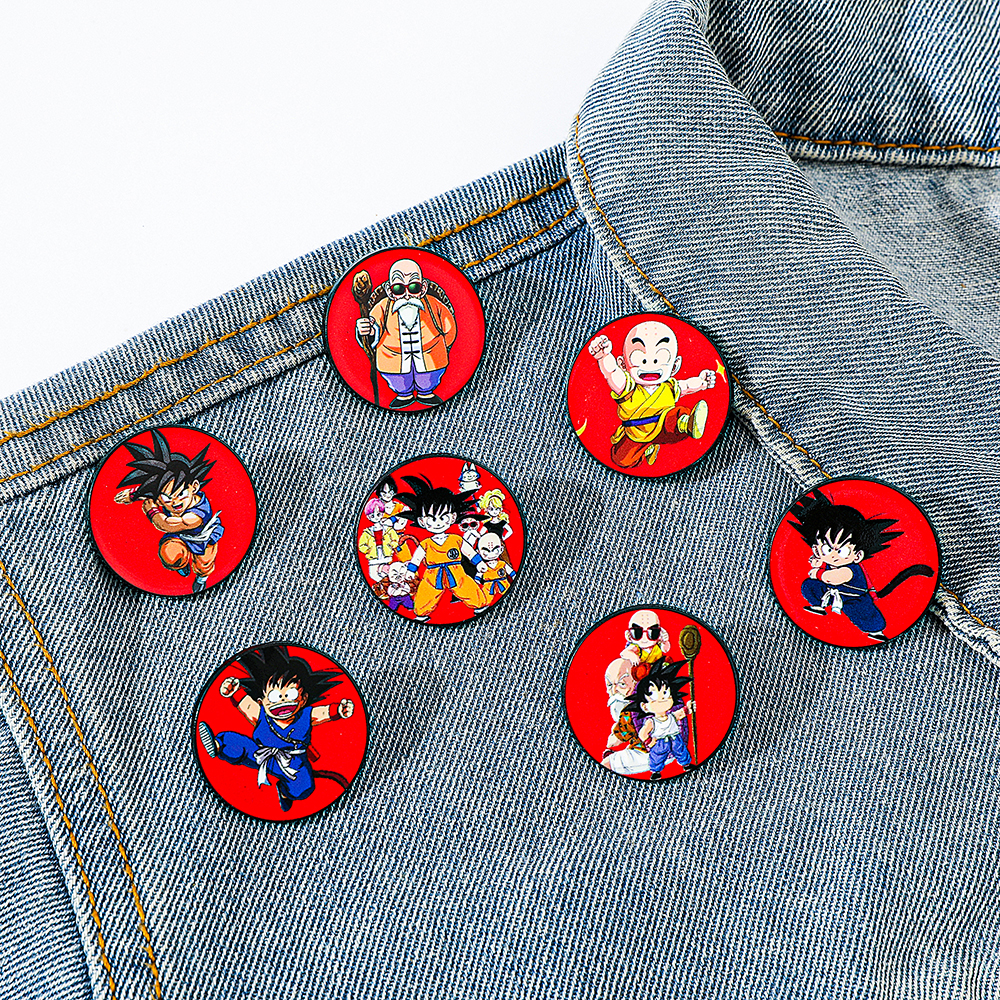 7 Pcs Funny Anime Brooch Fashi - Enamel Pin Set incelemesi ve fiyatı