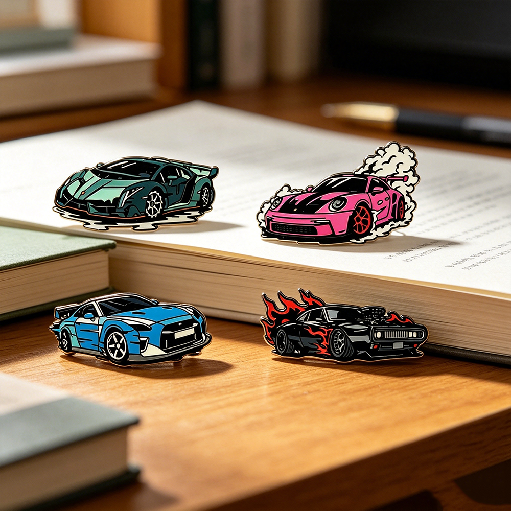 4/8pcs Fast & Furious Style Ra - Enamel Pin Set incelemesi ve fiyatı
