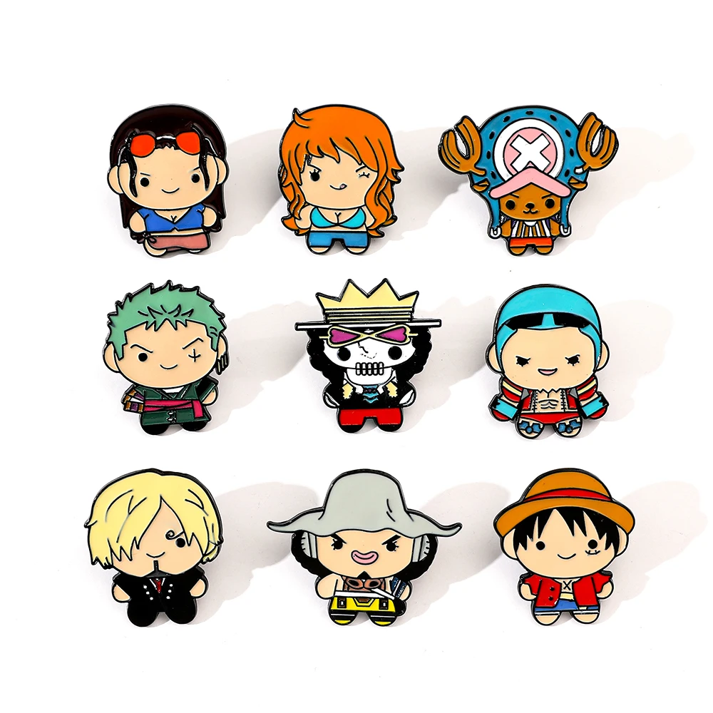 9 Pcs Creative Cartoon Brooch  - Enamel Pin Set incelemesi ve fiyatı