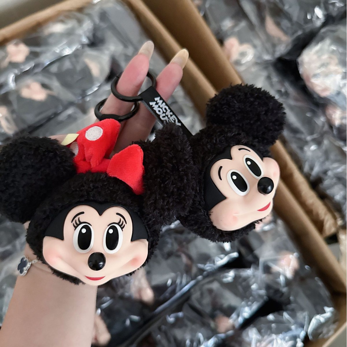 Mickey Minnie Plush Doll Keych - Original Anime Merchandise incelemesi ve fiyatı