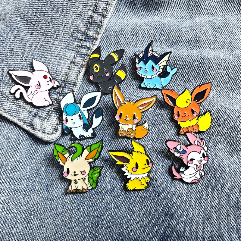Hot 9 Pcs Anime Elf Brooch Set - Enamel Pin Set incelemesi ve fiyatı