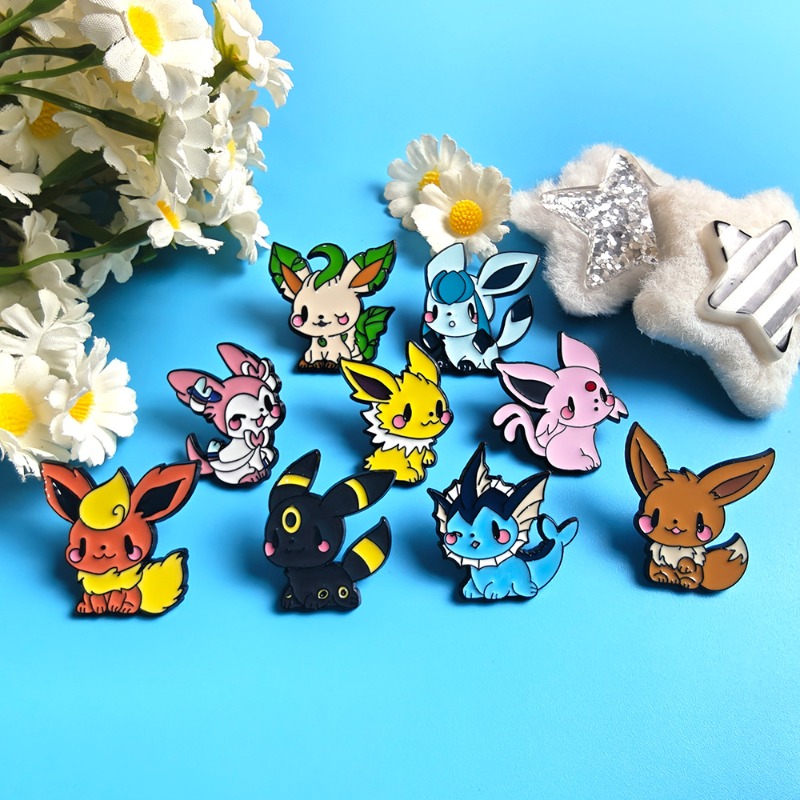 Hot 9 Pcs Anime Elf Brooch Set - Enamel Pin Set incelemesi ve fiyatı