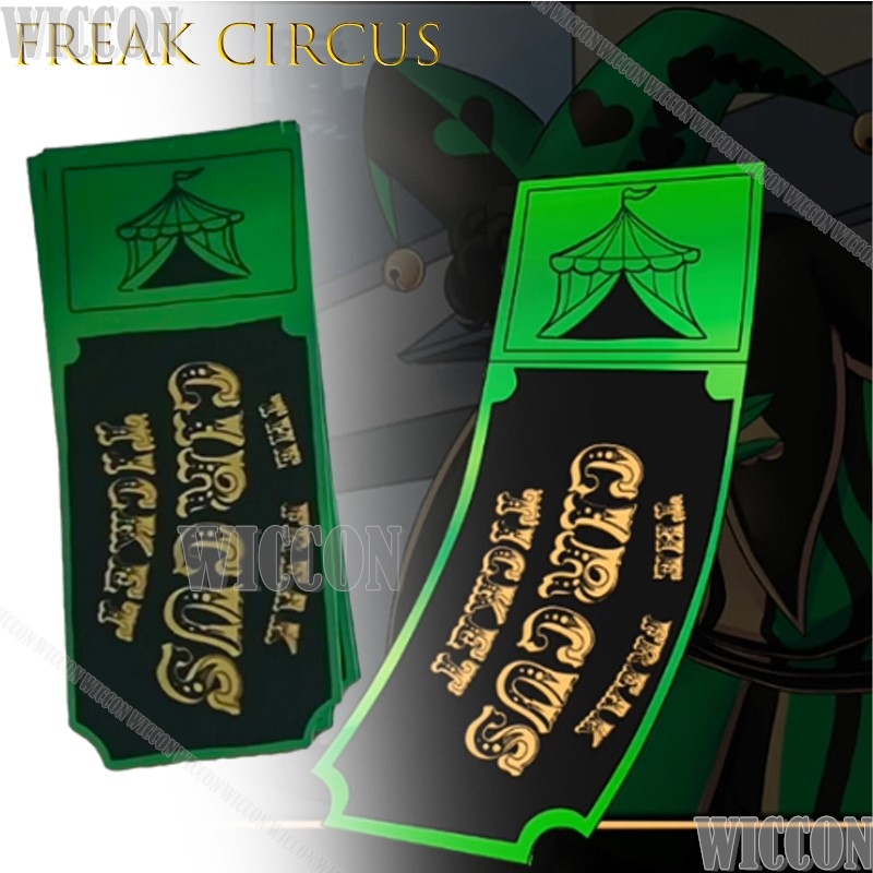 Freak Circus Ticket Card Red G - Original Anime Merchandise incelemesi ve fiyatı