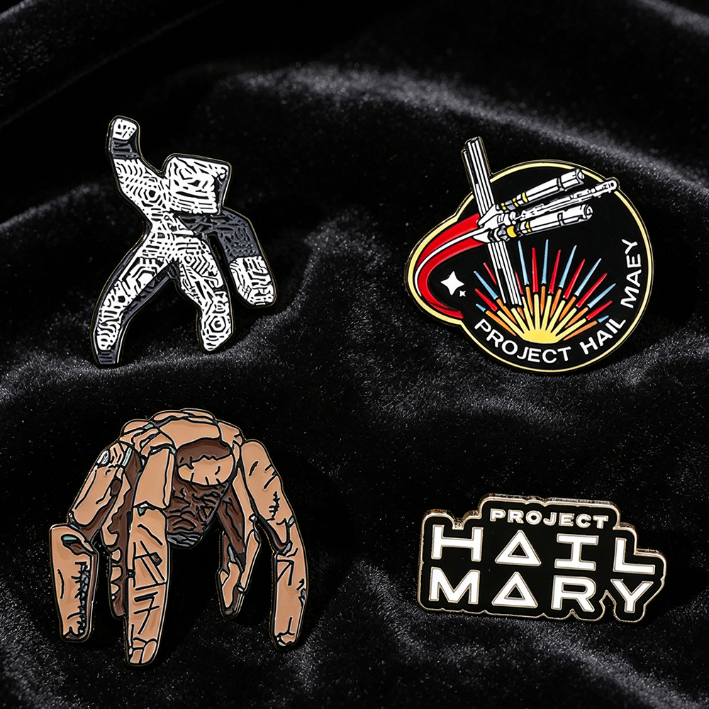 4pc Sci-Fi Enamel Pin Set Proj - Enamel Pin Set incelemesi ve fiyatı