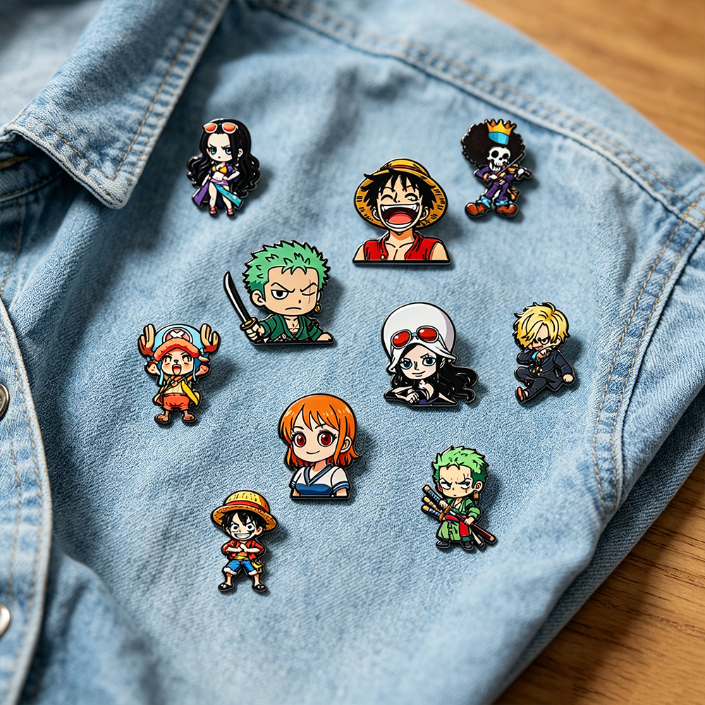 10pcs Cute Boys Enamel Pin Car - Enamel Pin Set incelemesi ve fiyatı