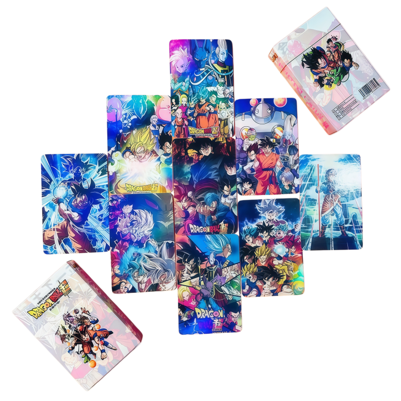 50pcs Dragon Ball holographic  - Original Anime Merchandise incelemesi ve fiyatı