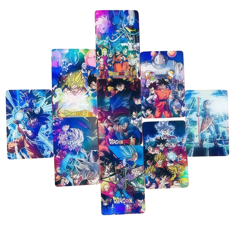 50pcs Dragon Ball holographic  - Original Anime Merchandise incelemesi ve fiyatı