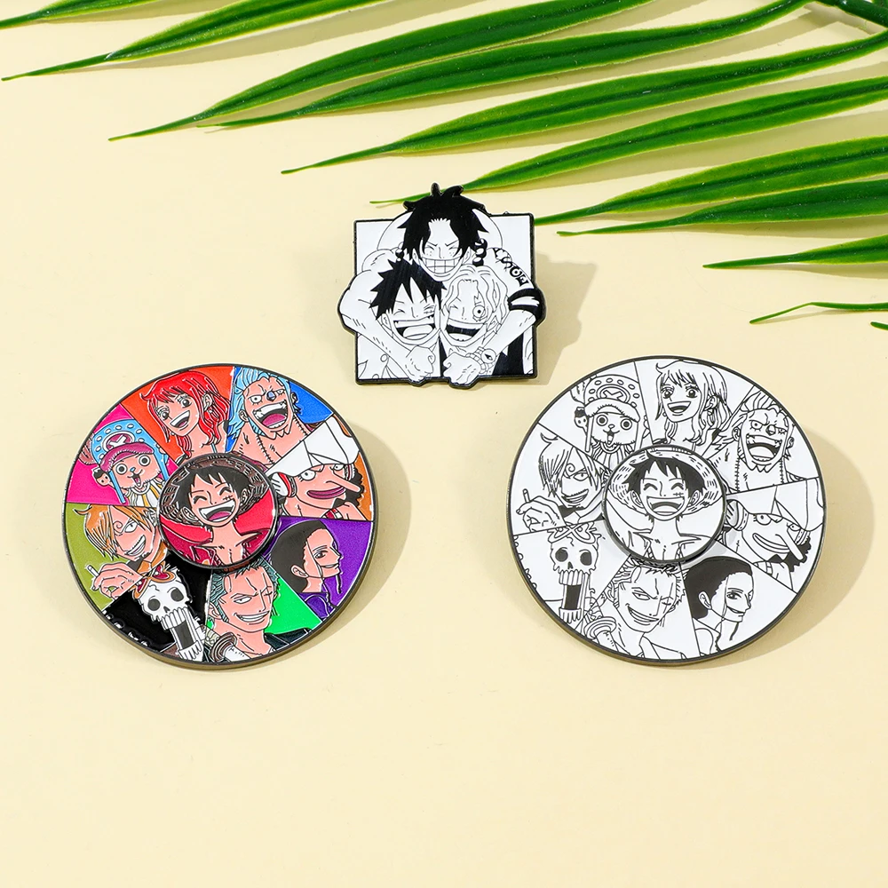 3 Pcs Anime One Piece Brooch L - Enamel Pin Set incelemesi ve fiyatı